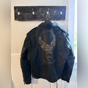 Amazing vintage genuine leather jacket